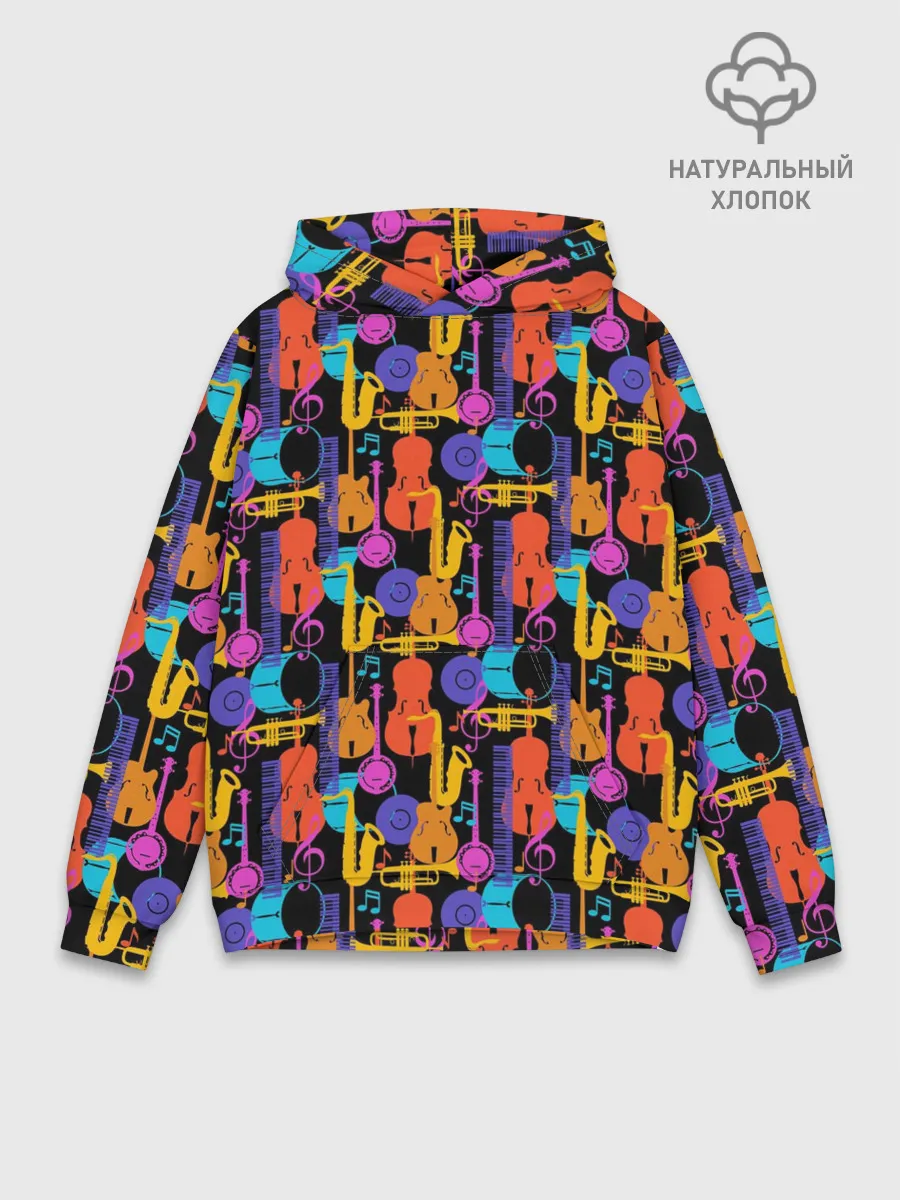 Худи мужской база хлопок / Джаз