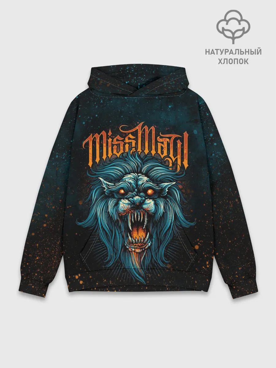 Худи мужской база хлопок / Miss May I