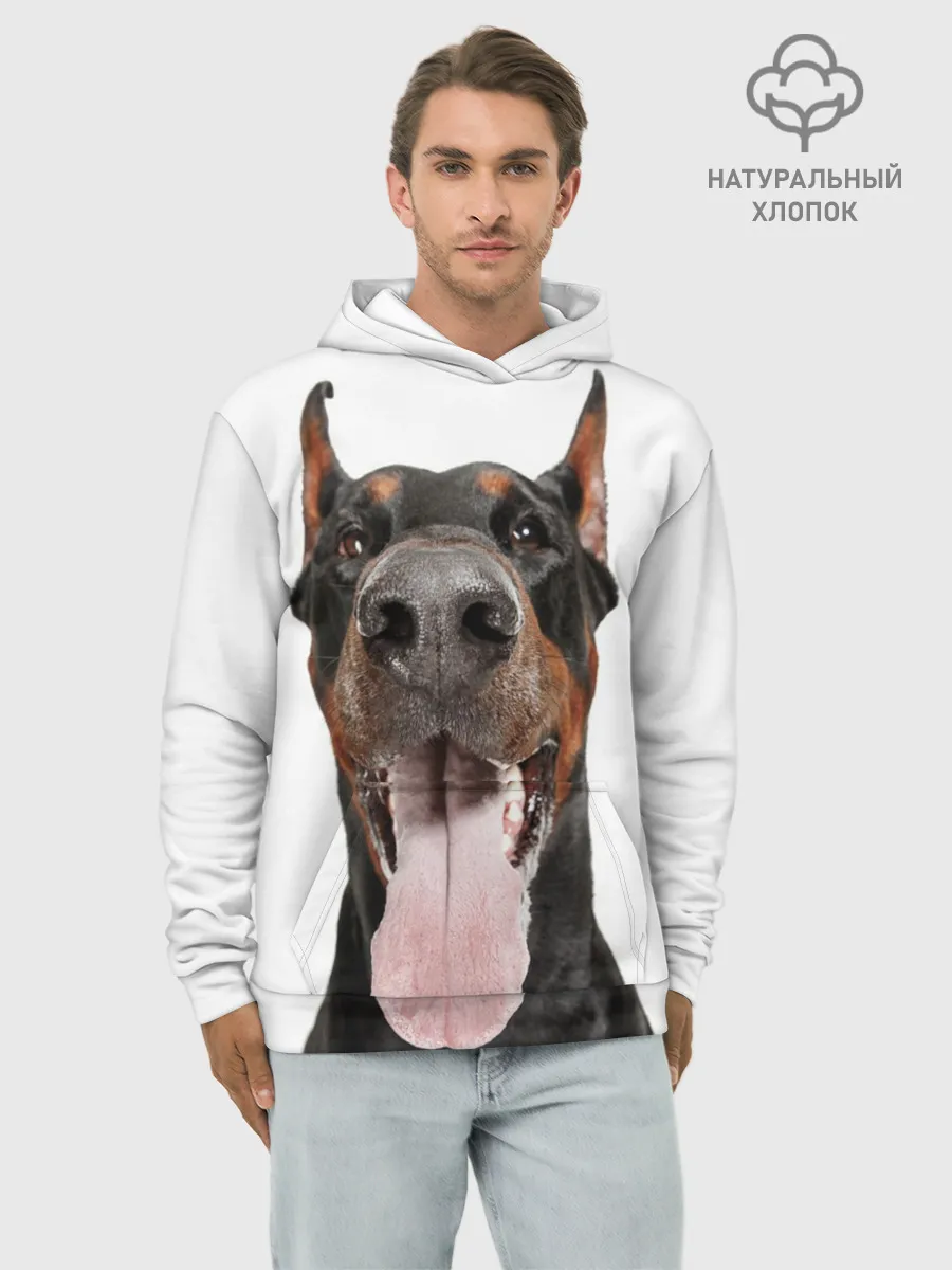 Худи мужской база хлопок / Доберман / Doberman