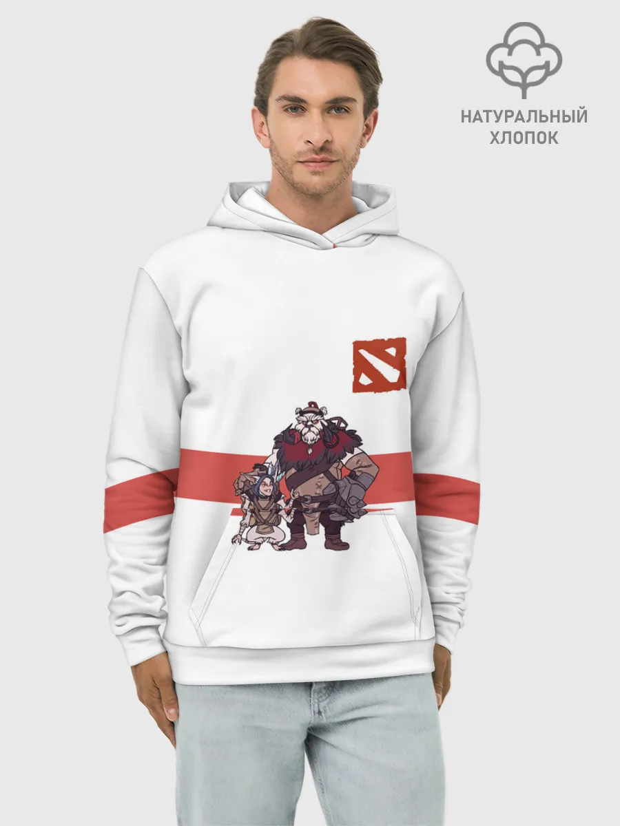 Худи мужской база хлопок / Дота