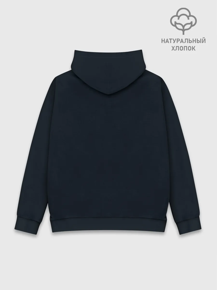 Худи мужской база хлопок / Пятый в рамке