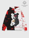 Худи мужской база хлопок / monokuma с молотком
