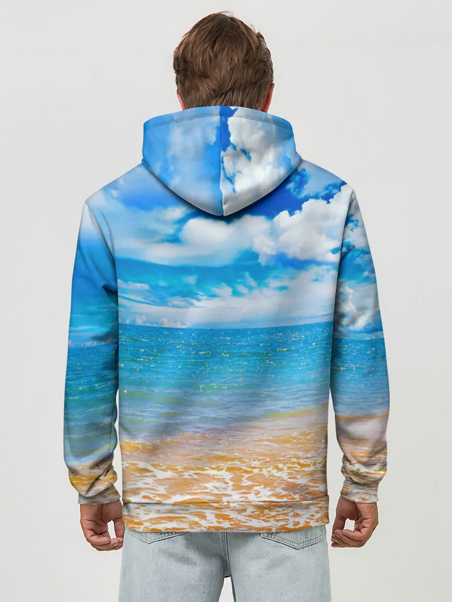 Худи мужской база хлопок / Маюри