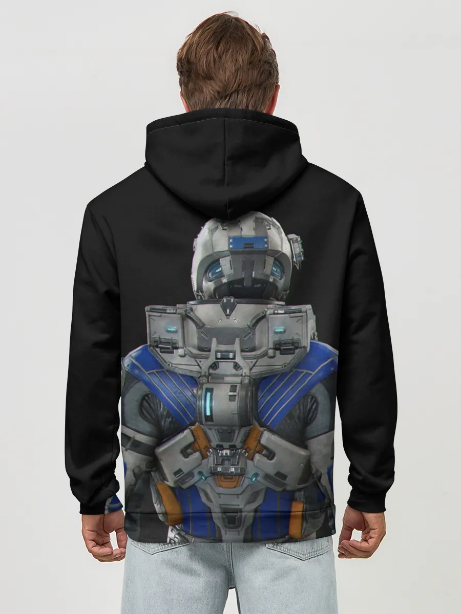 Худи мужской база хлопок / масс эффект