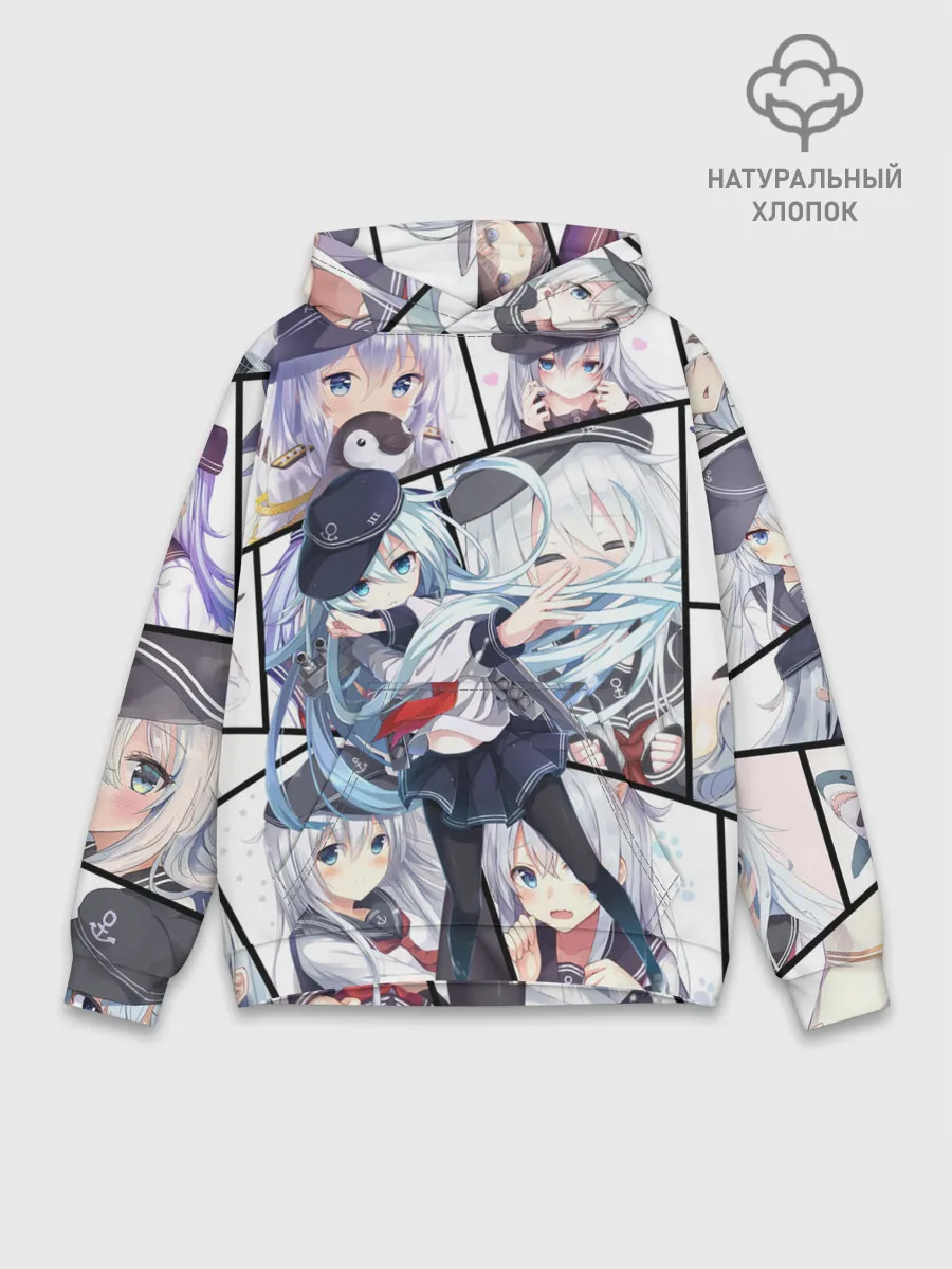 Худи мужской база хлопок / Kantai Collection: Hibiki