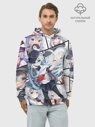 Худи мужской база хлопок / Kantai Collection: Hibiki