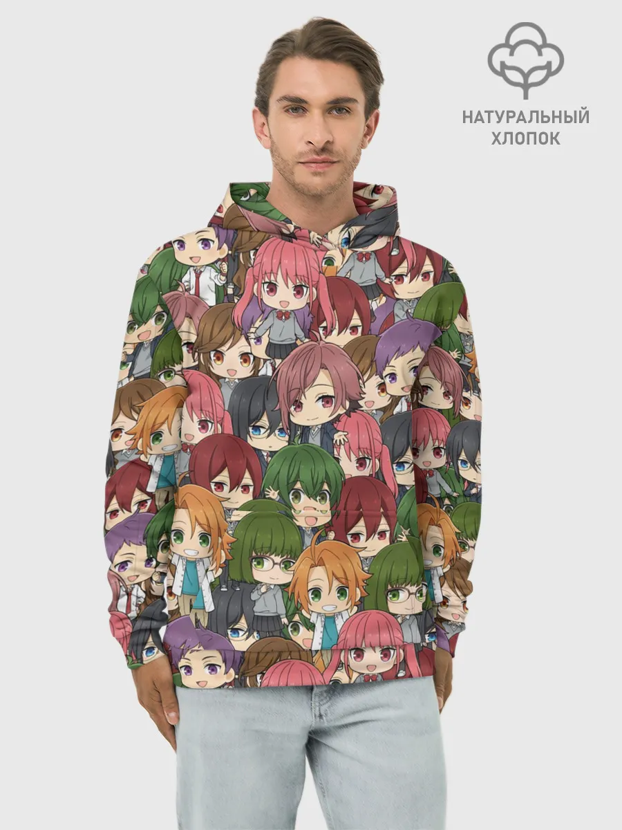 Худи мужской база хлопок / Horimiya Chibi
