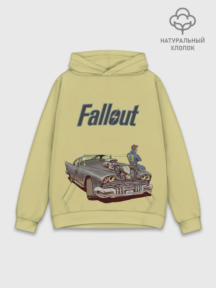 Худи мужской база хлопок / Убежище 13
