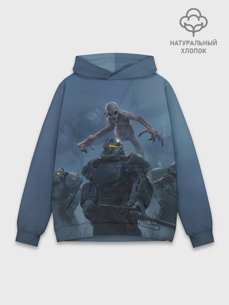 Худи мужской база хлопок / Братство стали