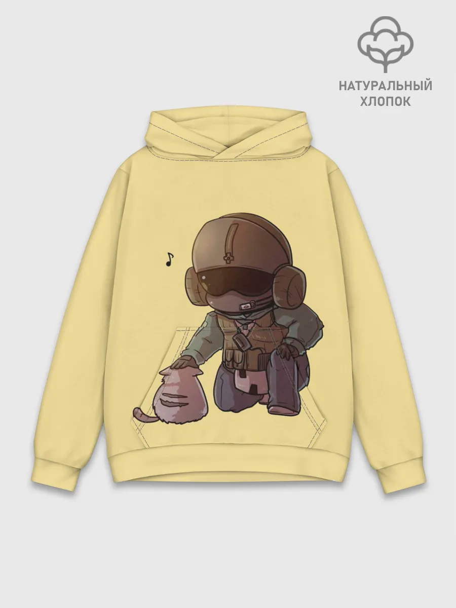 Худи мужской база хлопок / J?ger Rainbow Six