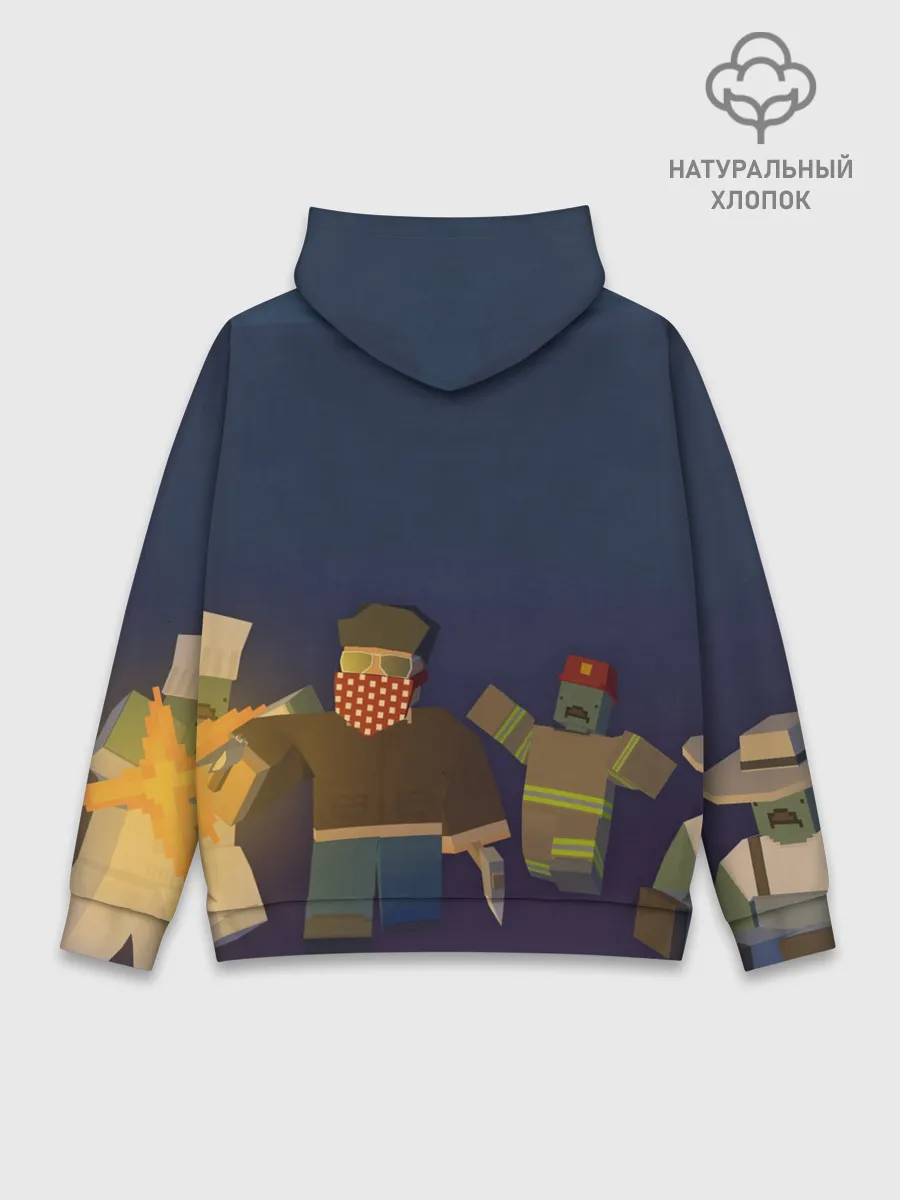 Худи мужской база хлопок / Unturned