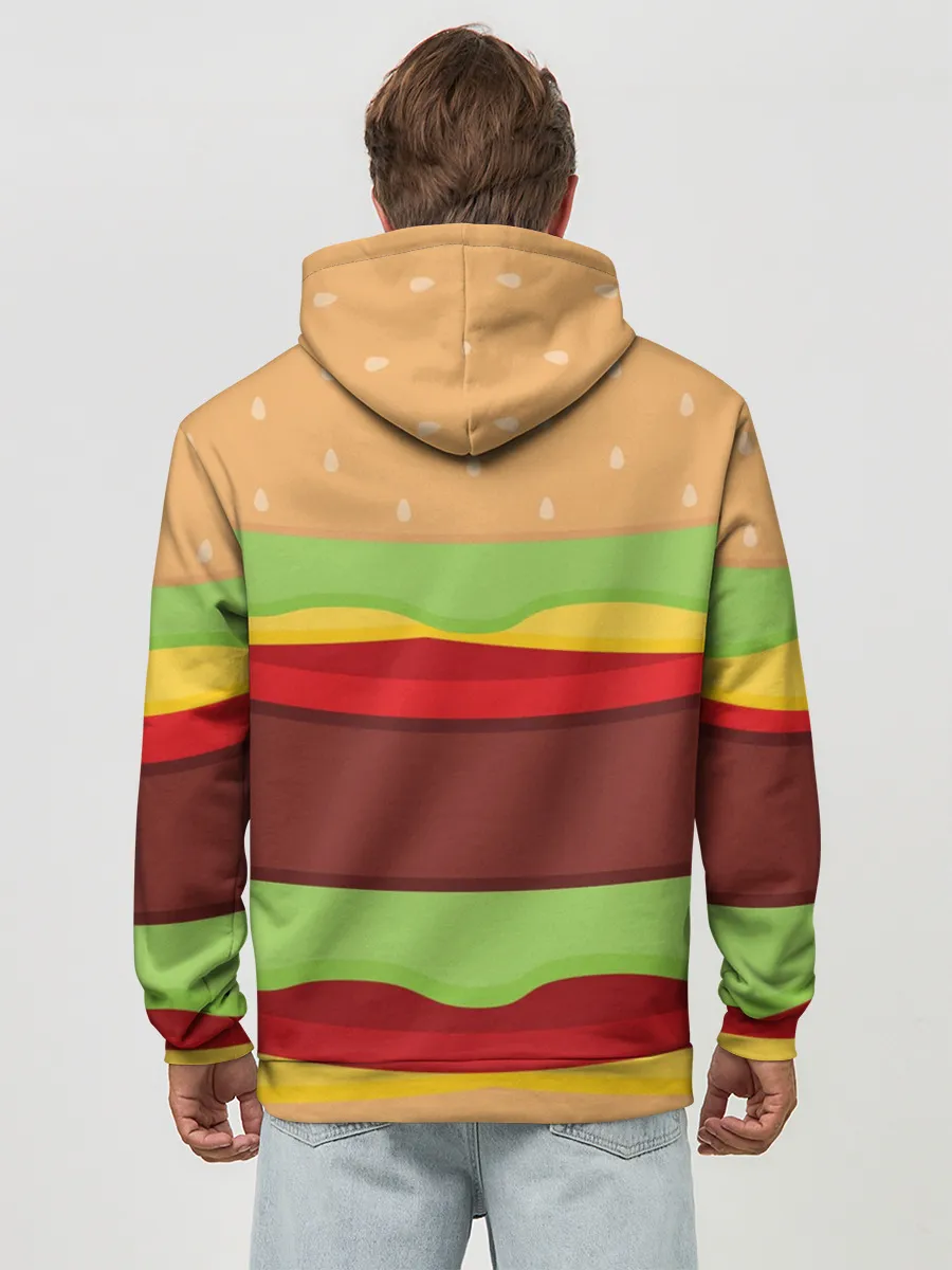 Худи мужской база хлопок / Бургер