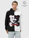 Худи мужской база хлопок / MONOKUMA / МОНОКУМА GLITCH