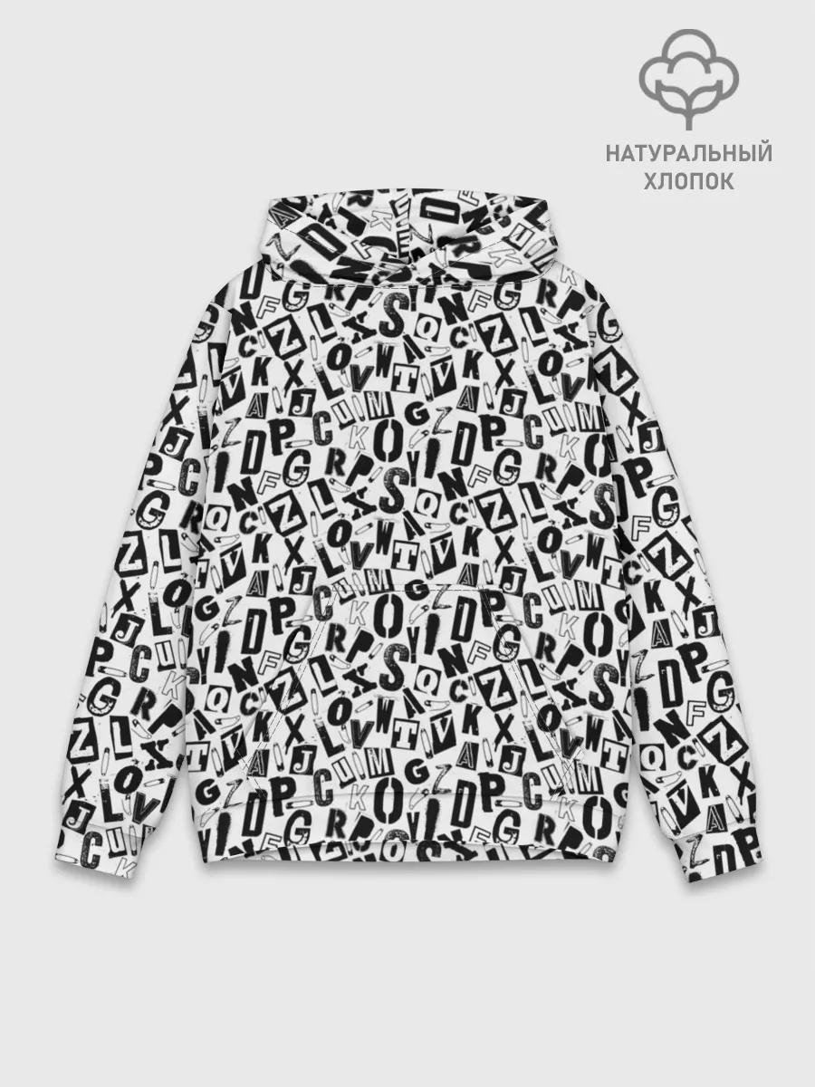 Худи мужской база хлопок / Панк