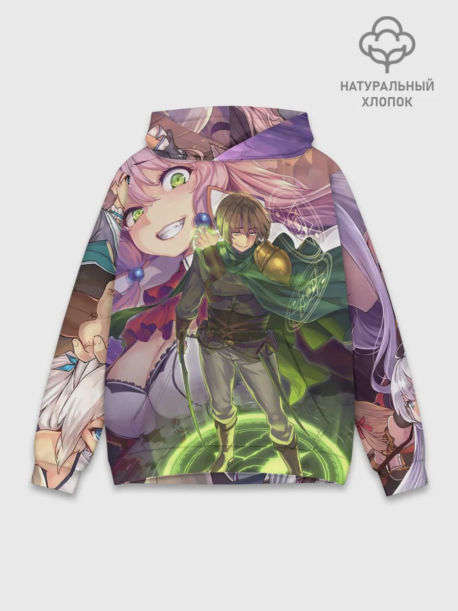 Худи мужской база хлопок / Kaifuku Jutsushi no Yarinaoshi