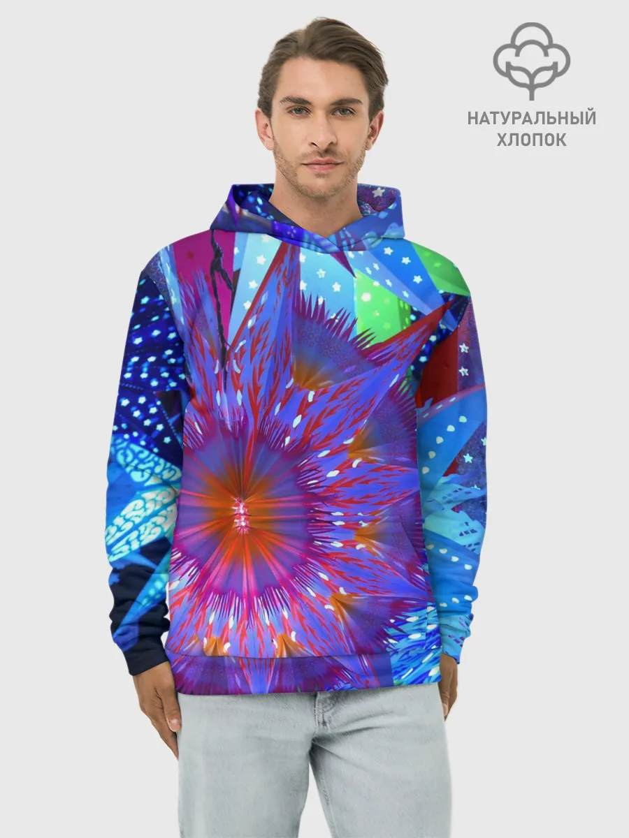 Худи мужской база хлопок / Иллюзия