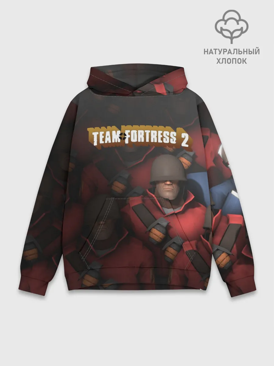 Худи мужской база хлопок / Team Fortress