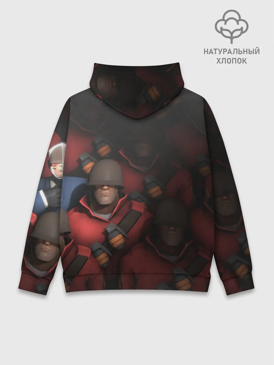 Худи мужской база хлопок / Team Fortress