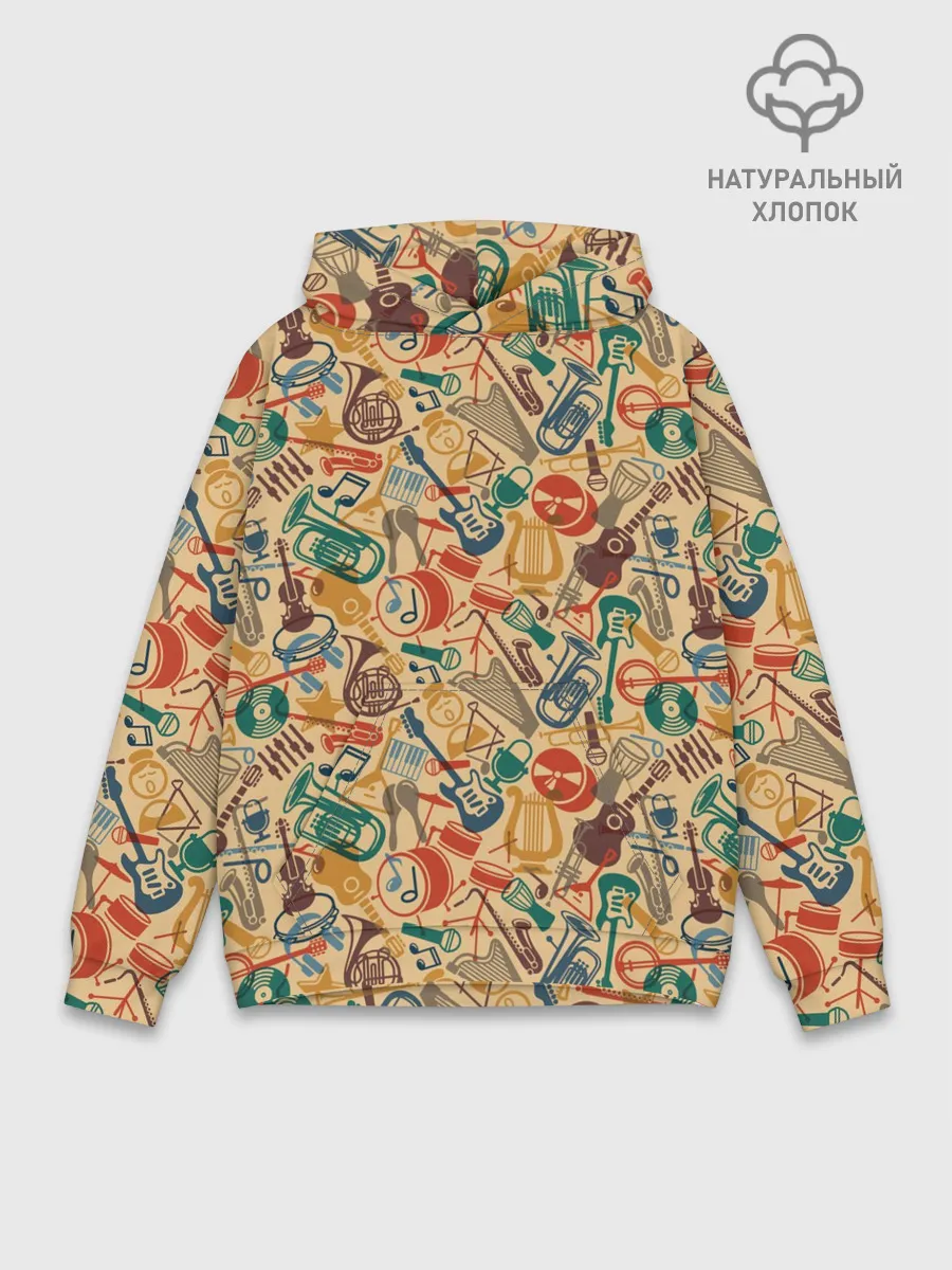 Худи мужской база хлопок / Музыка