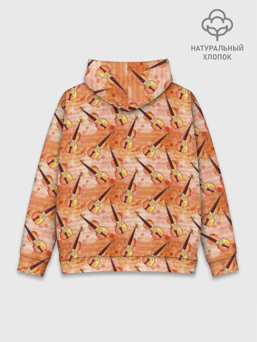 Худи мужской база хлопок / Скрипач