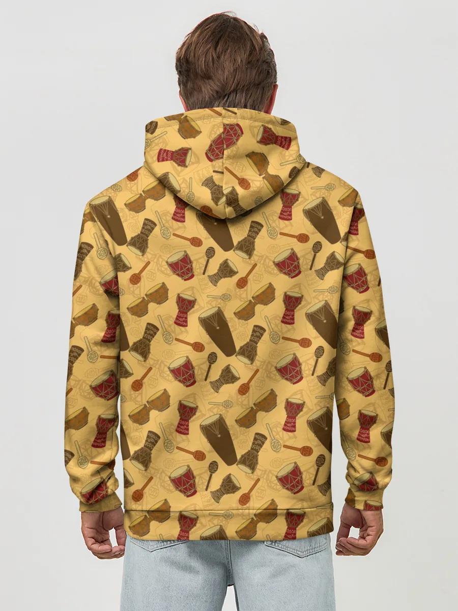 Худи мужской база хлопок / Ударные Инструменты