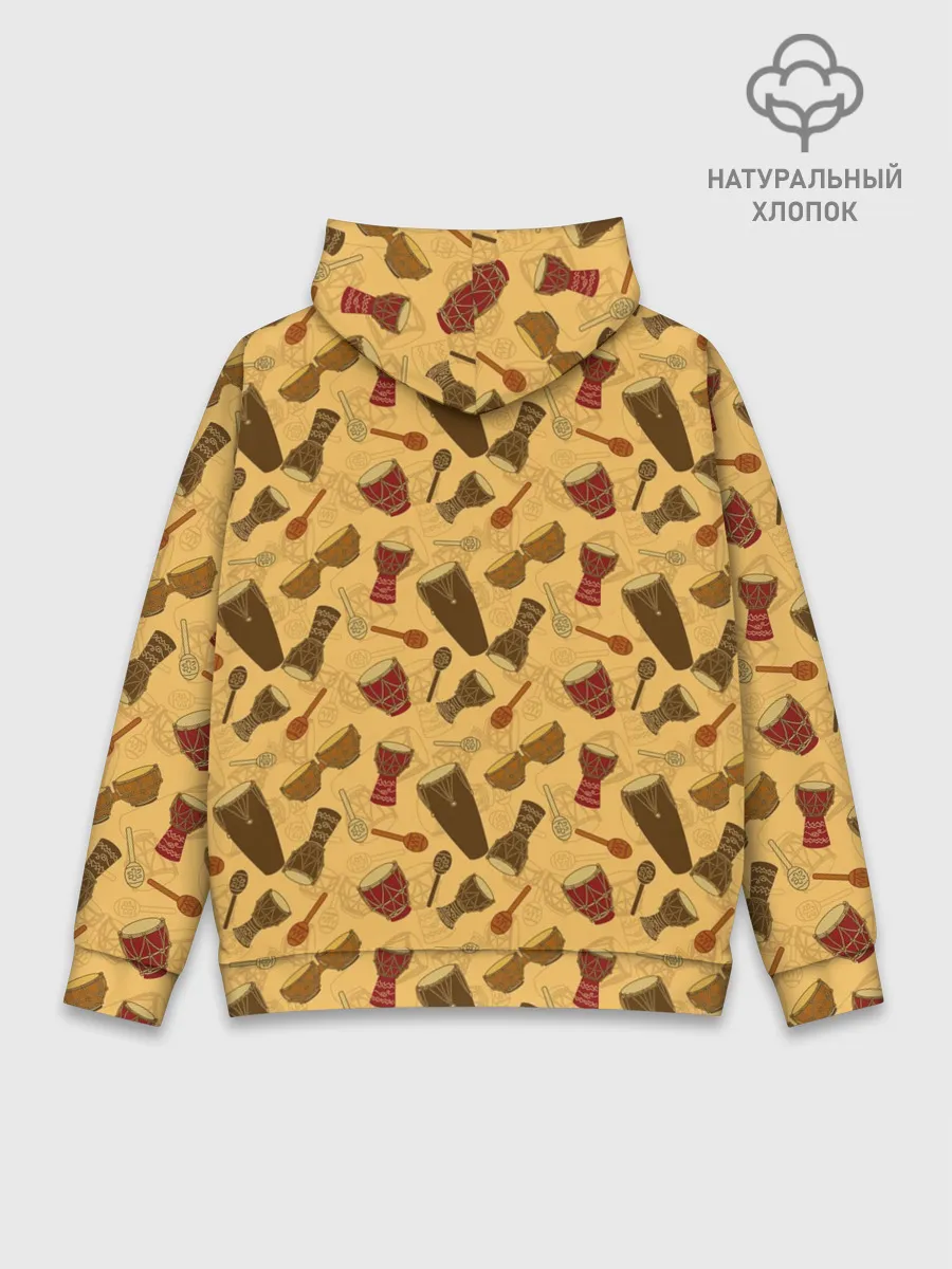 Худи мужской база хлопок / Ударные Инструменты