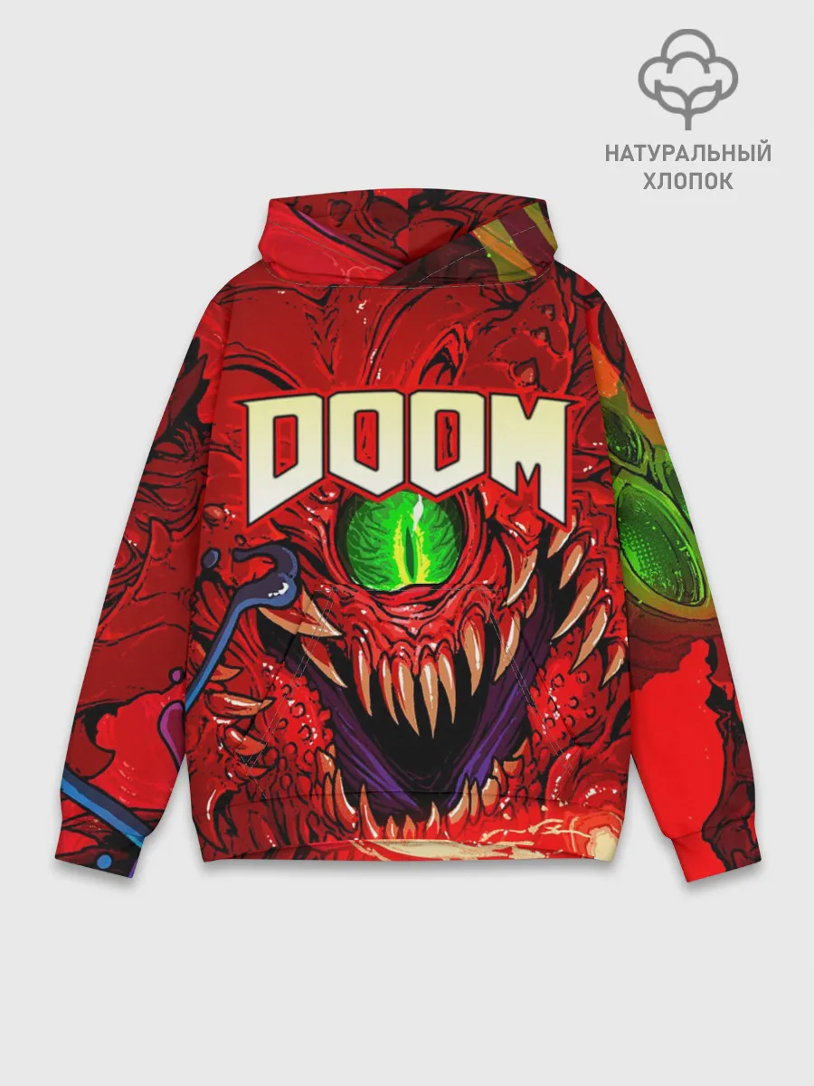 Худи мужской база хлопок / DOOM Eternal