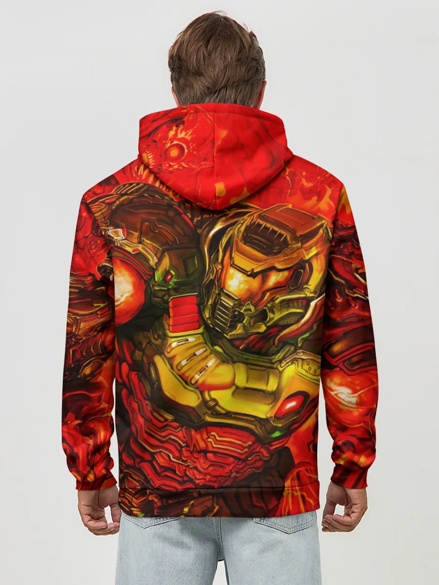 Худи мужской база хлопок / DOOM Eternal