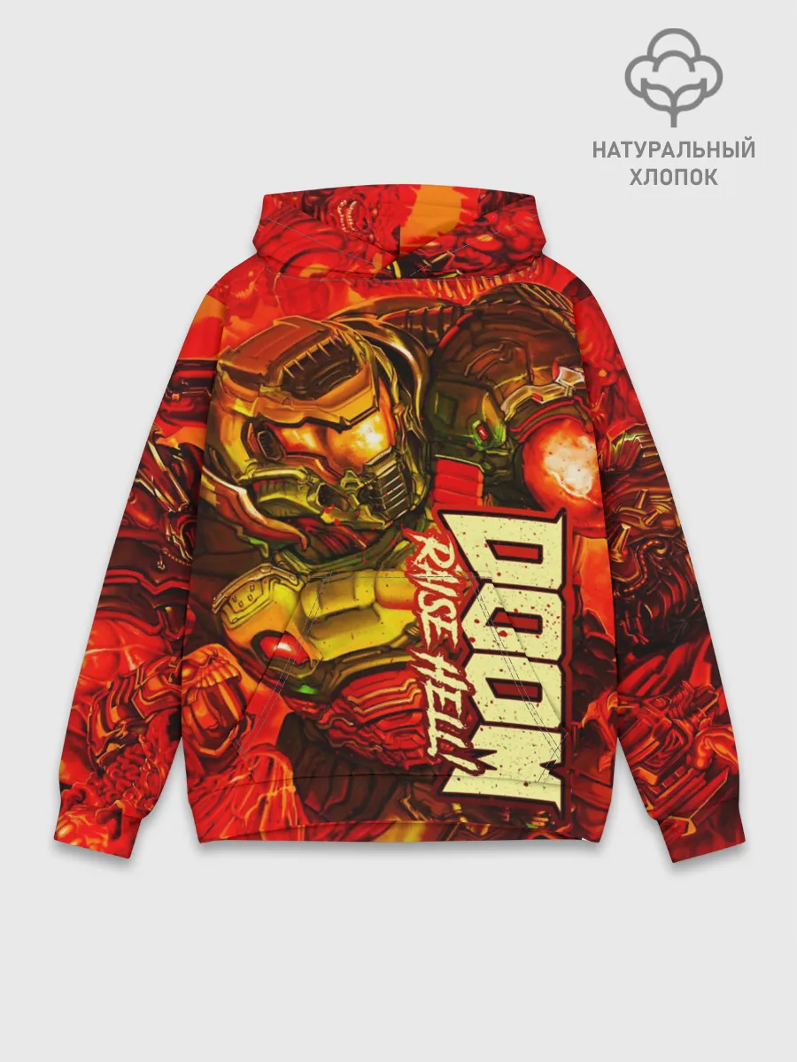 Худи мужской база хлопок / DOOM Eternal