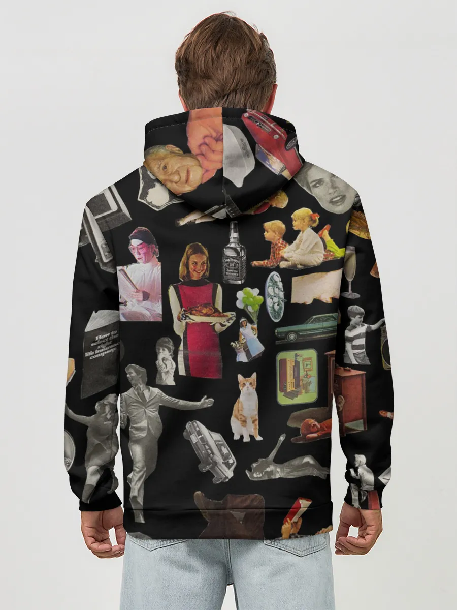 Худи мужской база хлопок / РЕТРО