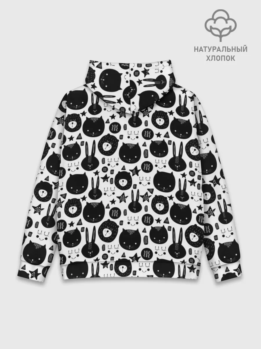 Худи мужской база хлопок / Мультяшки