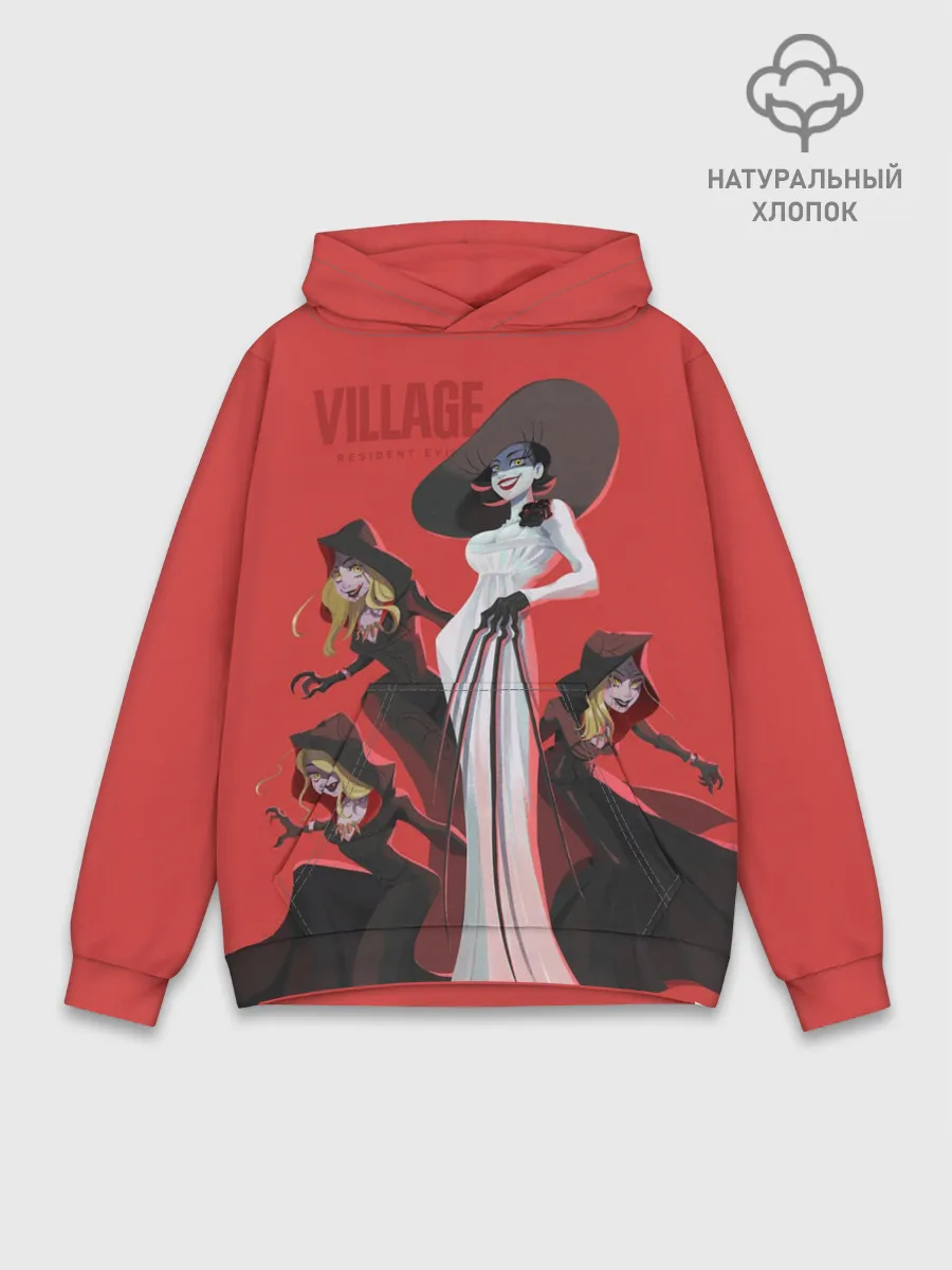 Худи мужской база хлопок / VILLAGE resident evil