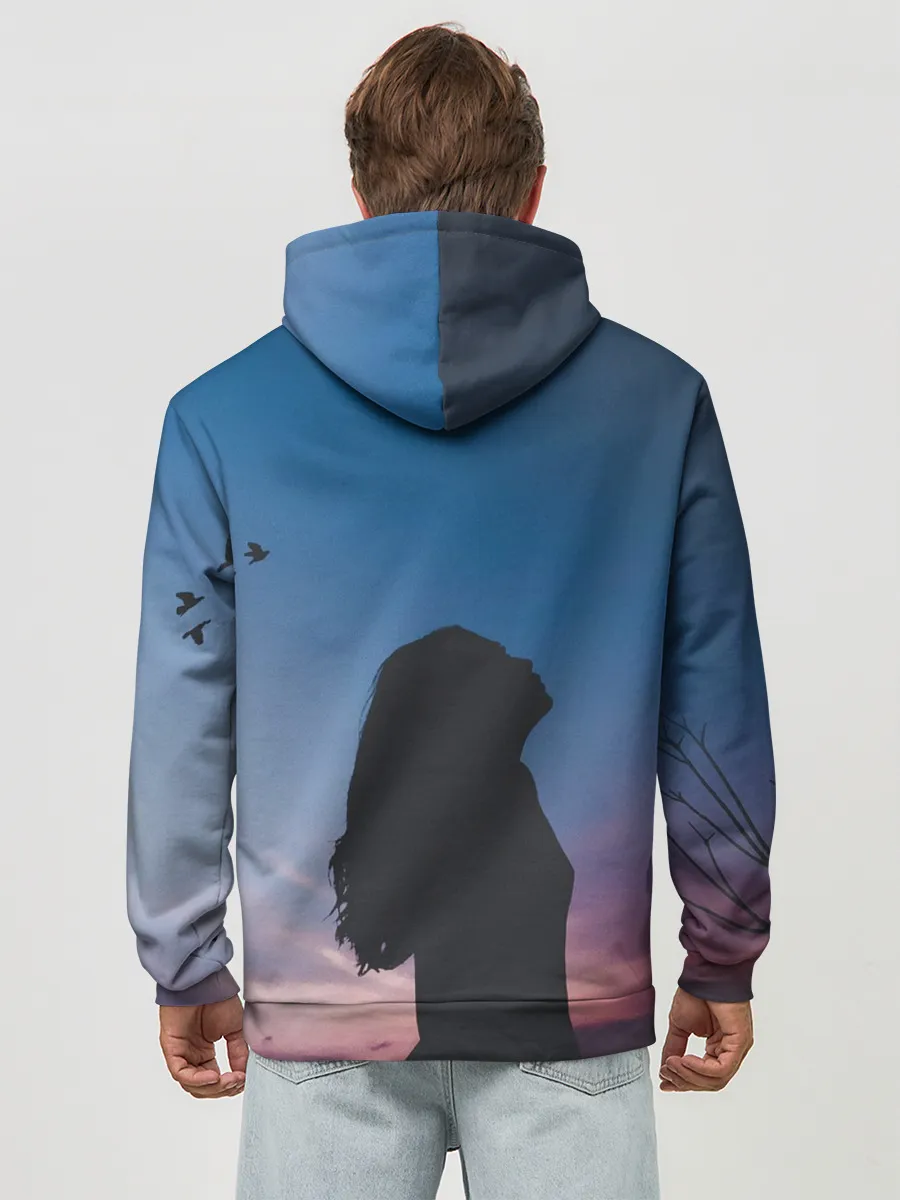 Худи мужской база хлопок / Девушка