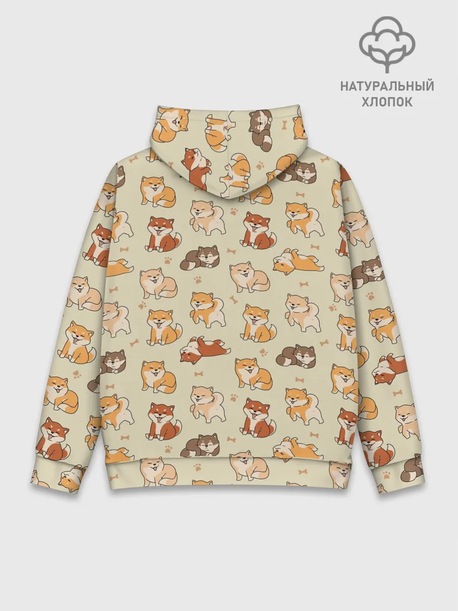 Худи мужской база хлопок / Шиба-Ину