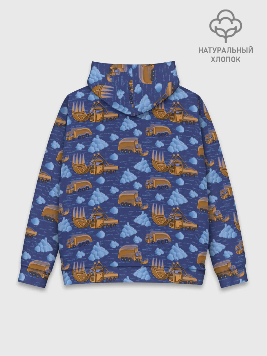 Худи мужской база хлопок / Весна, но все еще снежная.