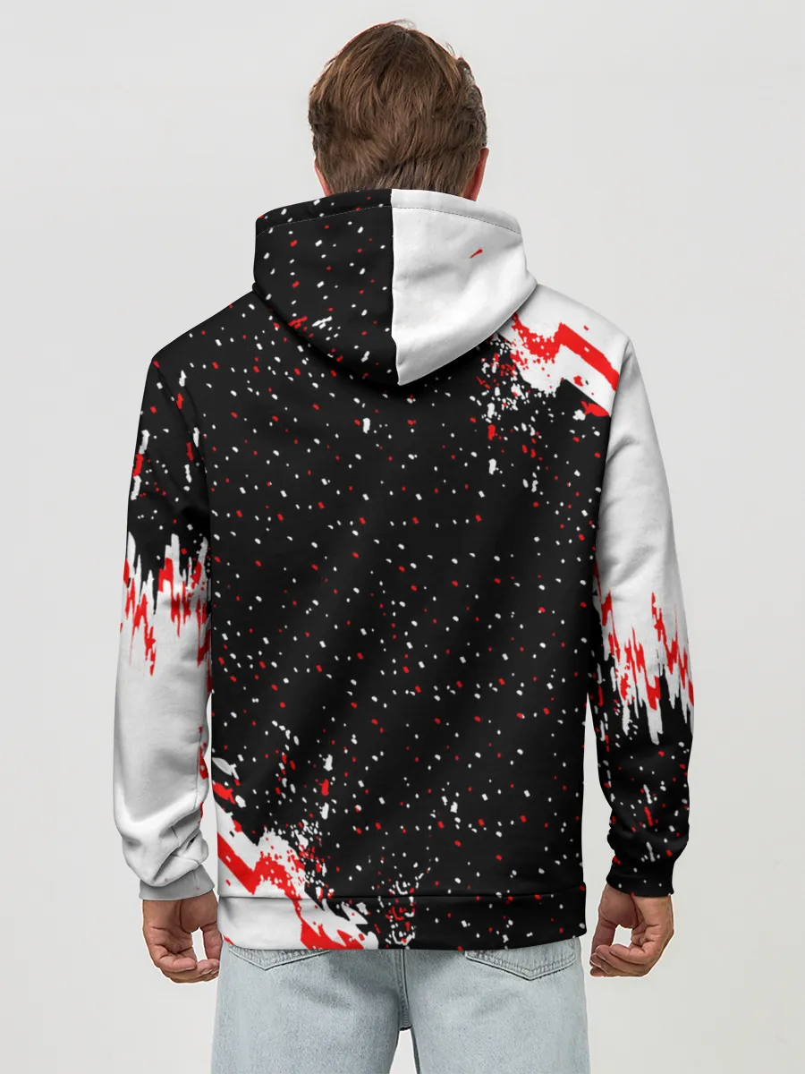 Худи мужской база хлопок / Я-Зомби