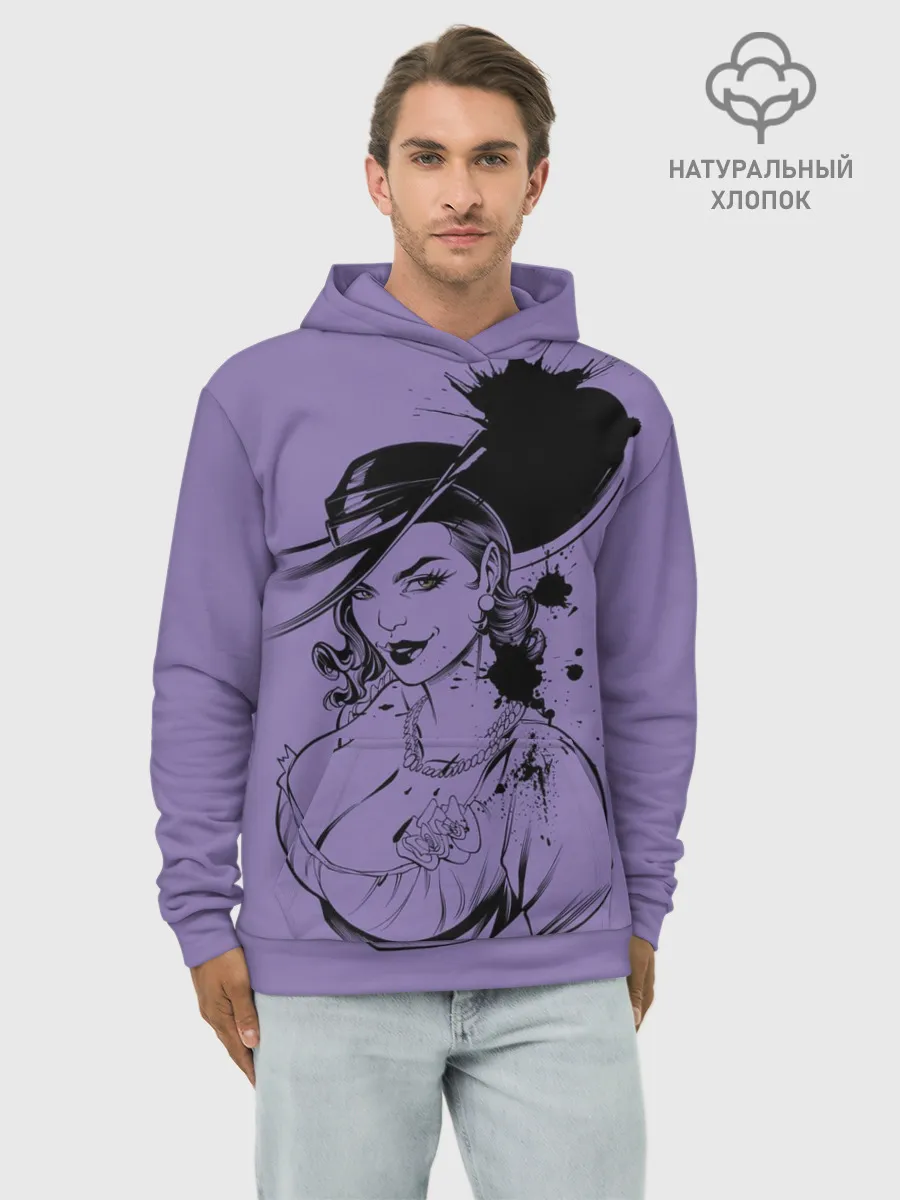 Худи мужской база хлопок / village resident evil