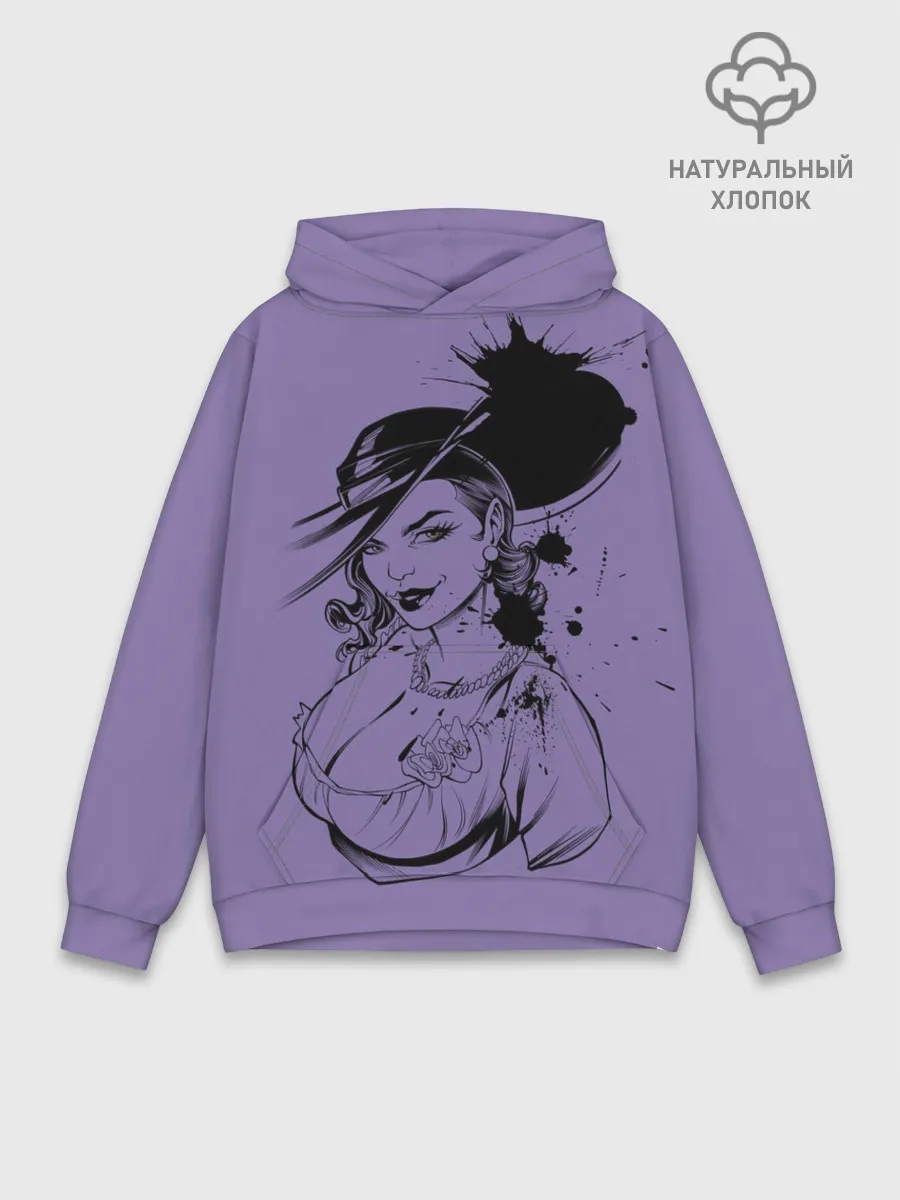 Худи мужской база хлопок / village resident evil