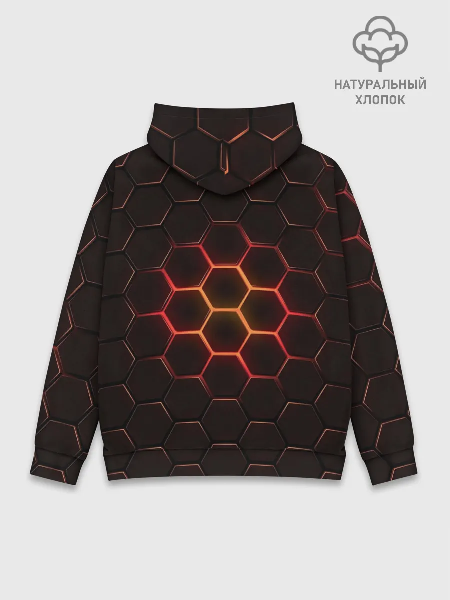 Худи мужской база хлопок / Техно Соты
