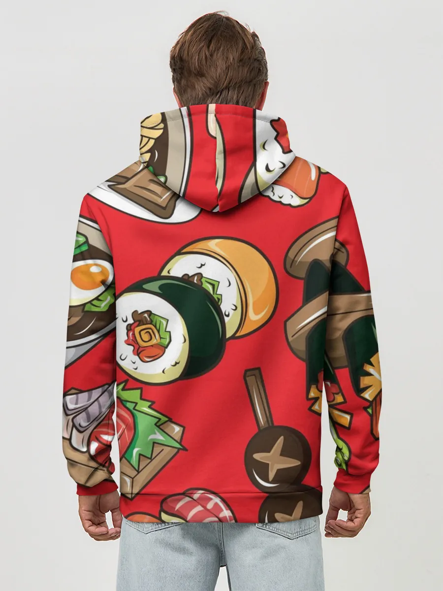 Худи мужской база хлопок / Еда