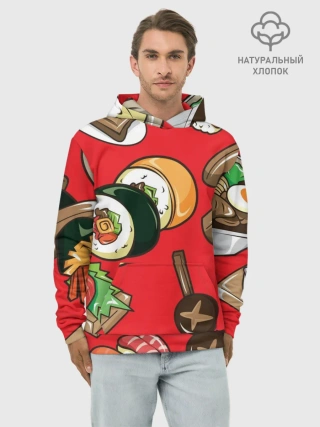 Худи мужской база хлопок / Еда