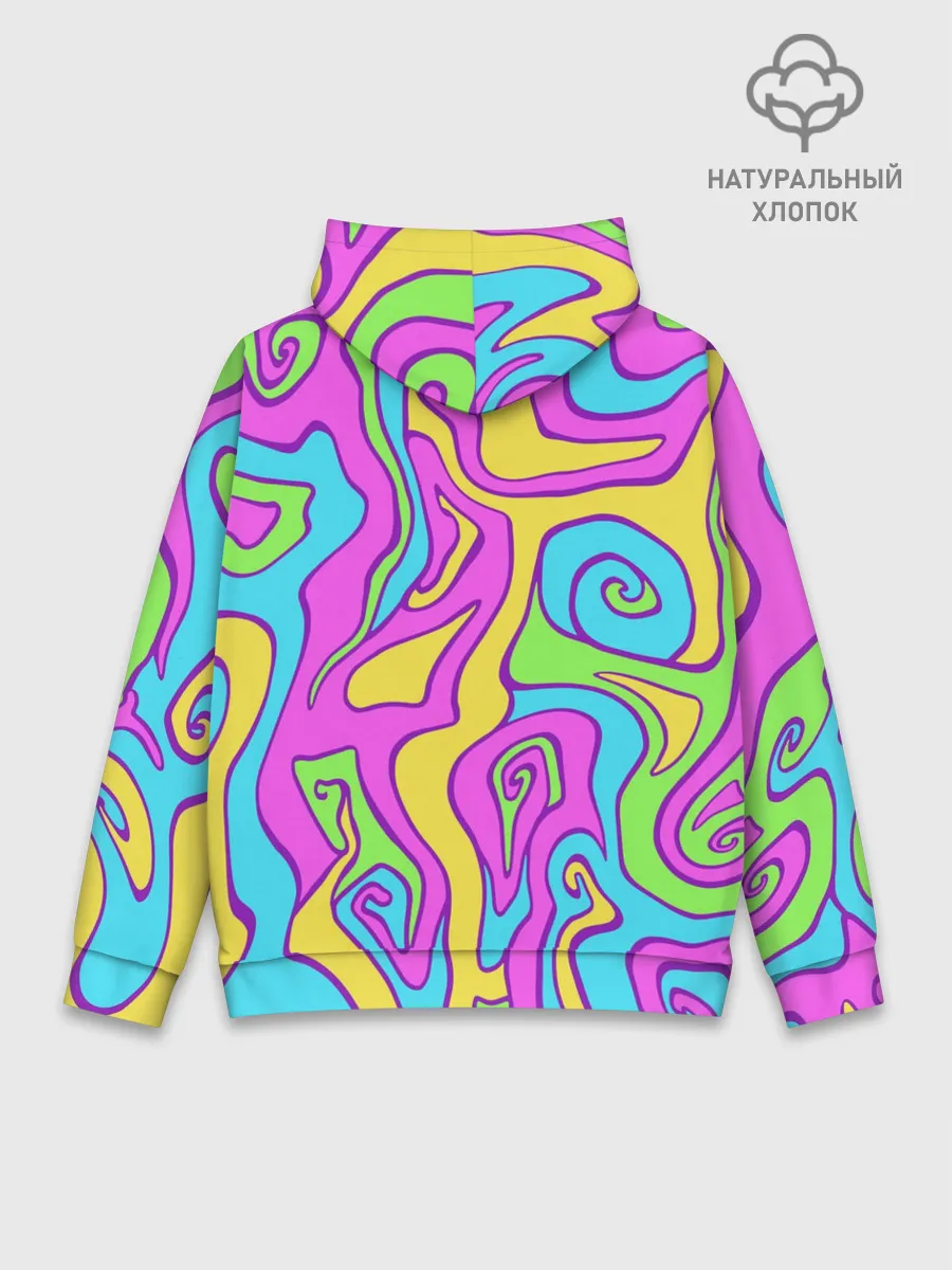 Худи мужской база хлопок / Психоделический Франкенштейн