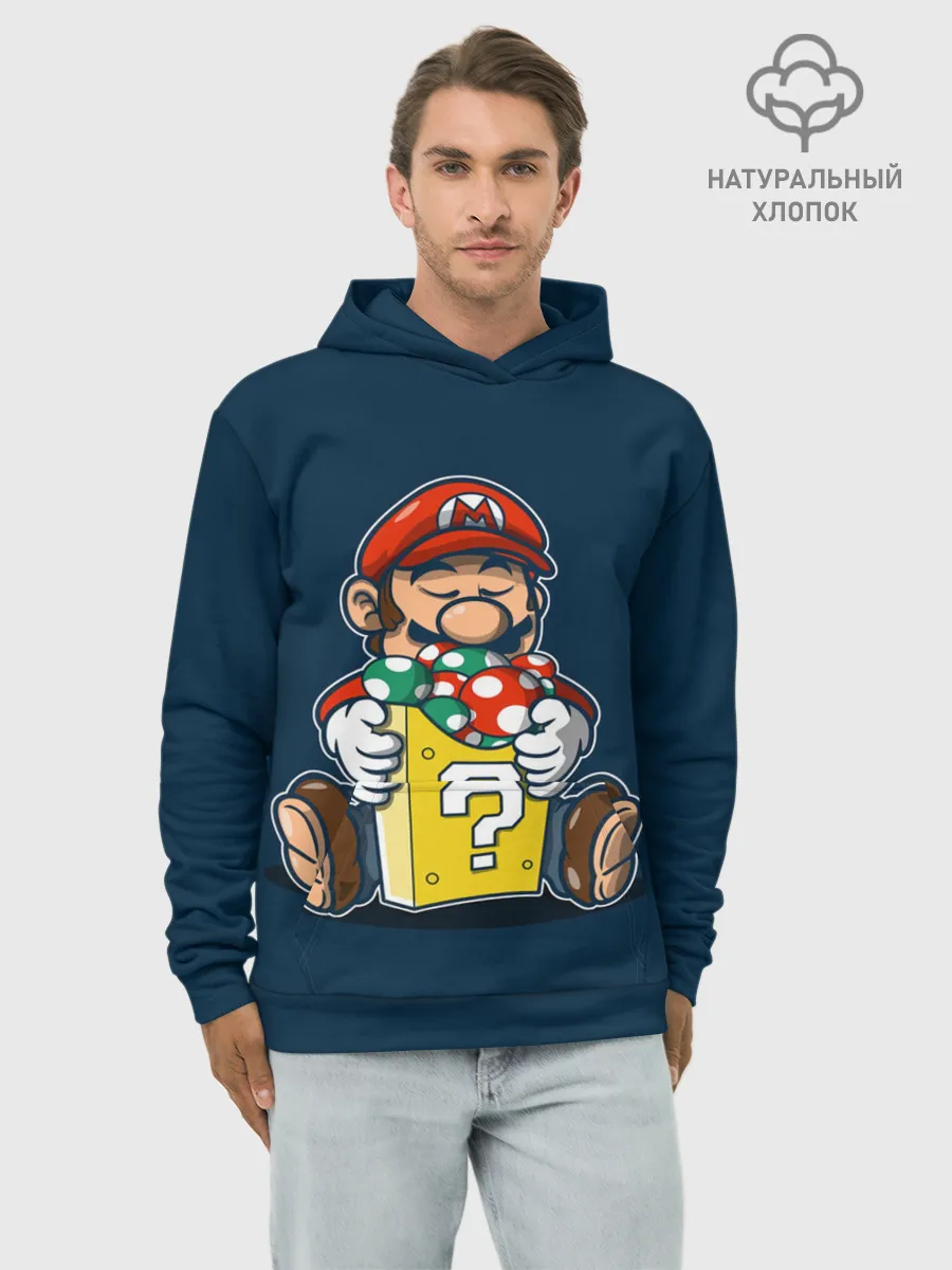 Худи мужской база хлопок / Марио