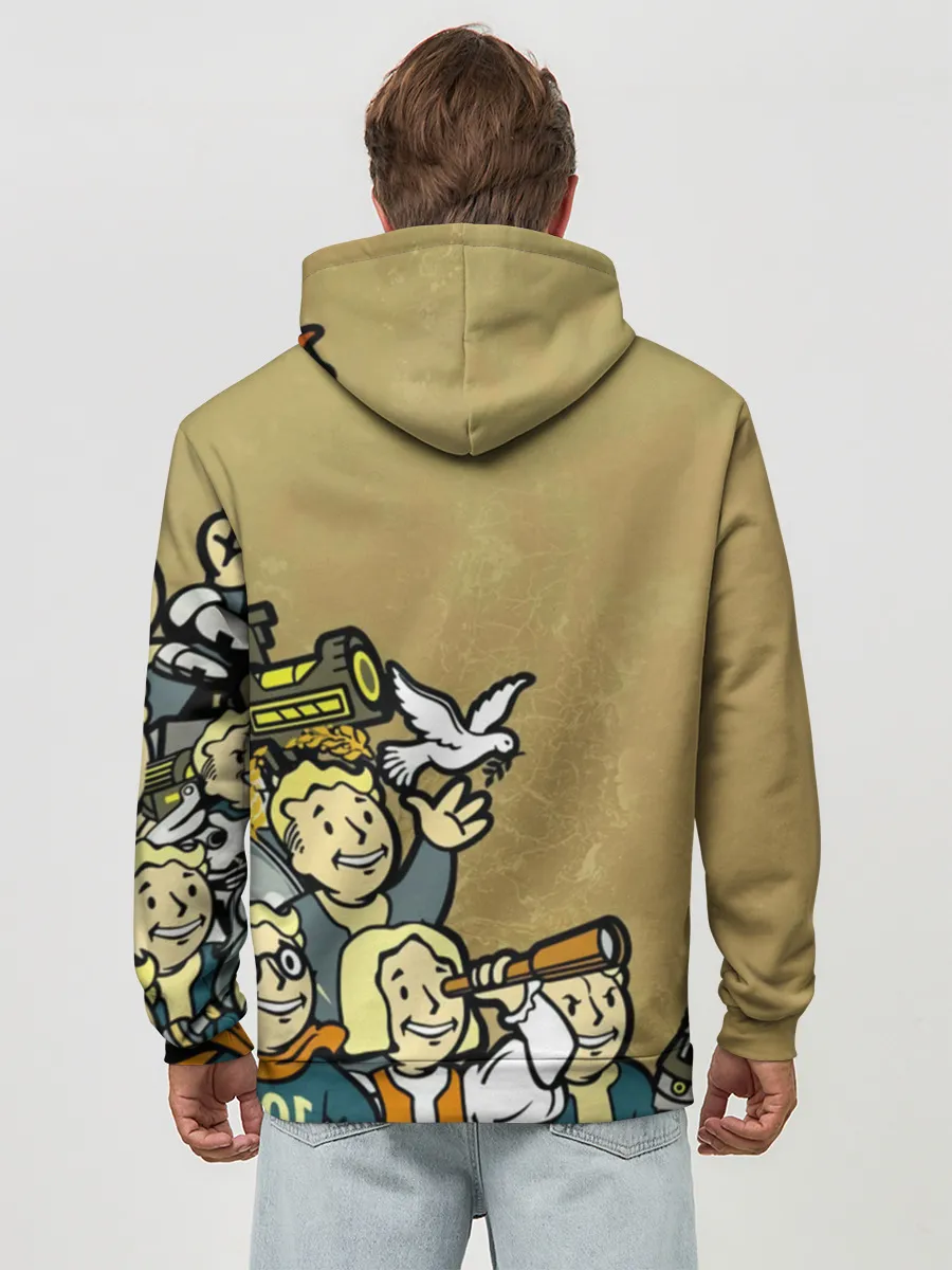 Худи мужской база хлопок / Волтбои