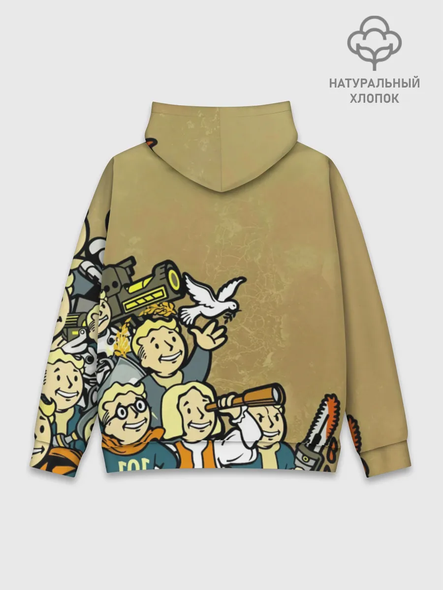 Худи мужской база хлопок / Волтбои