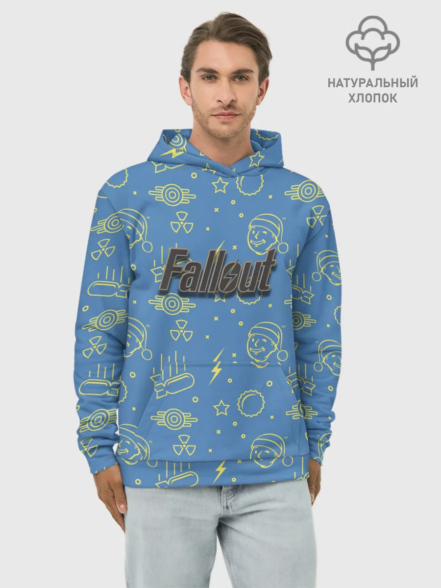 Худи мужской база хлопок / Фаллаут Арт
