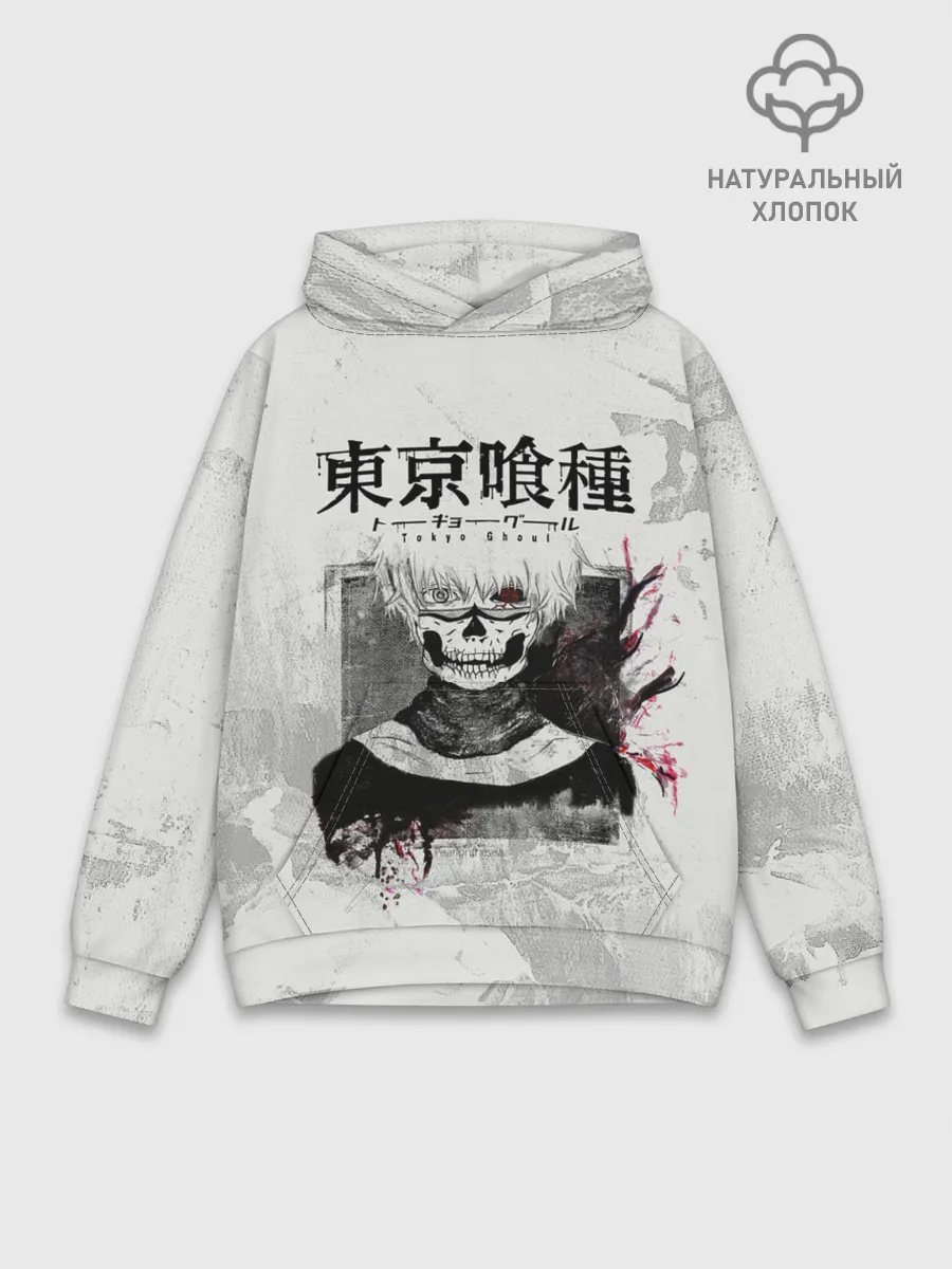 Худи мужской база хлопок / Канеки Кен | Kaneki Ken