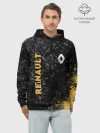 Худи мужской база хлопок / Renault | Брызги