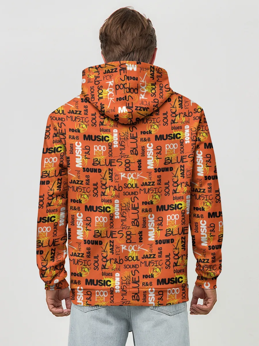 Худи мужской база хлопок / Музыка