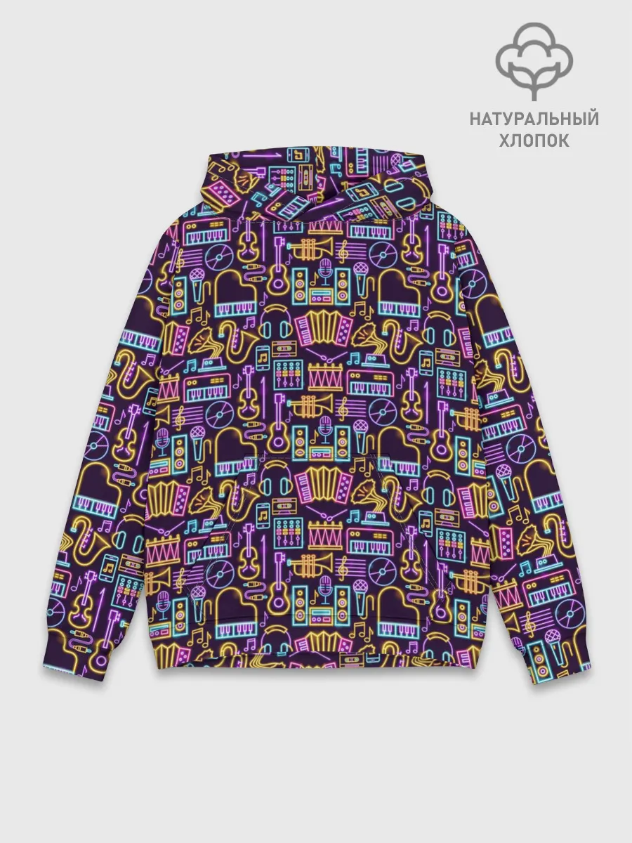 Худи мужской база хлопок / Музыка